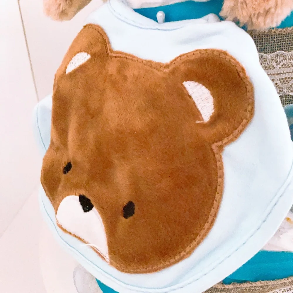 Teddy Bear Diaper Cake